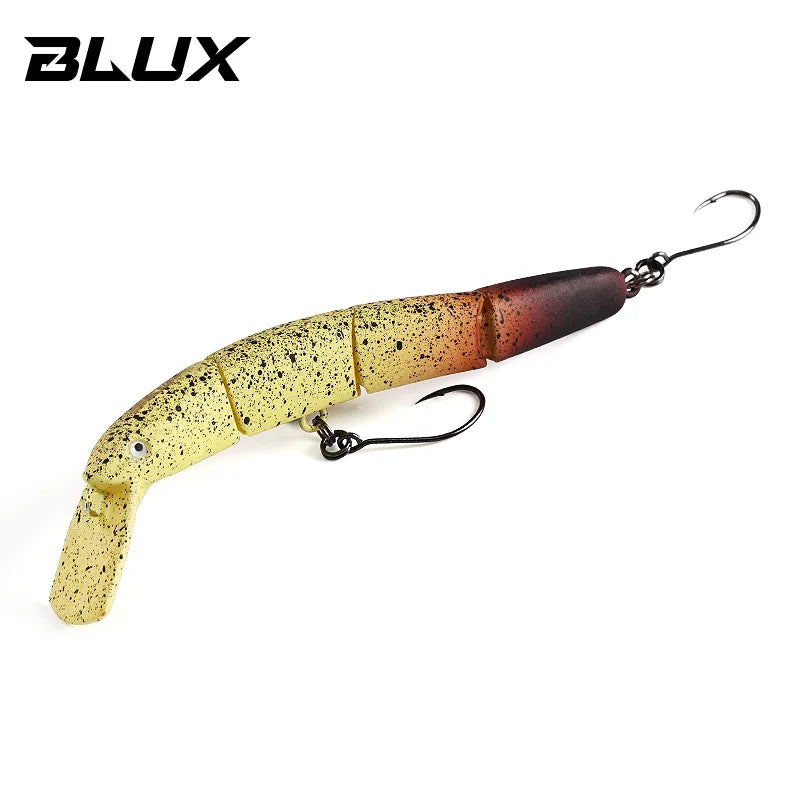 BLUX HYDRAM-S Joint Minnow 70mm 4g Fishing lure Sinking Crank Wobbler Area Trout  Stream Freshwater Artificial Bait Gear