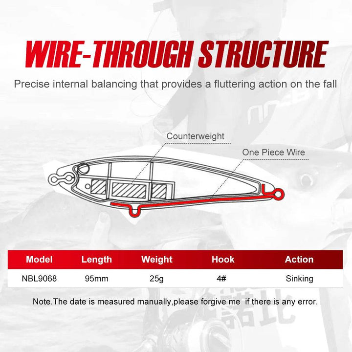 Noeby 95mm Sinking Pencil Stickbait - Fish & Cheaps | Fishing & Outdoor Gear