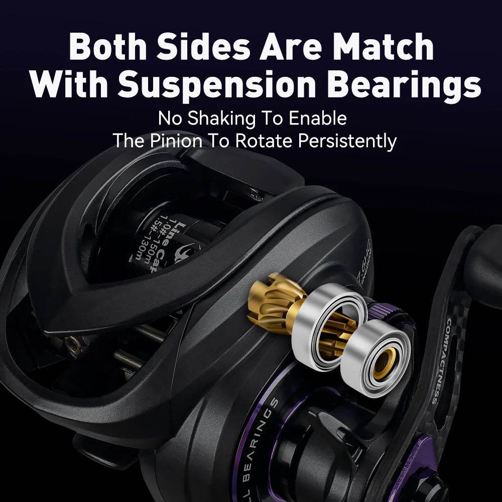 KINGDOM Micro Pro Baitcasting Fishing Reel - Fish & Cheaps | Fishing & Outdoor Gear