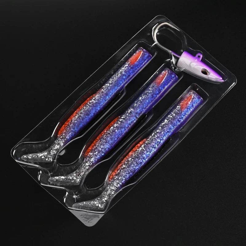 BLUX Happy Sandeel 13cm Soft Paddle Tail Lure - Fish & Cheaps | Fishing & Outdoor Gear