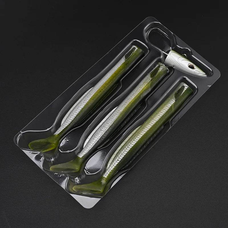 BLUX Happy Sandeel 13cm Soft Paddle Tail Lure - Fish & Cheaps | Fishing & Outdoor Gear