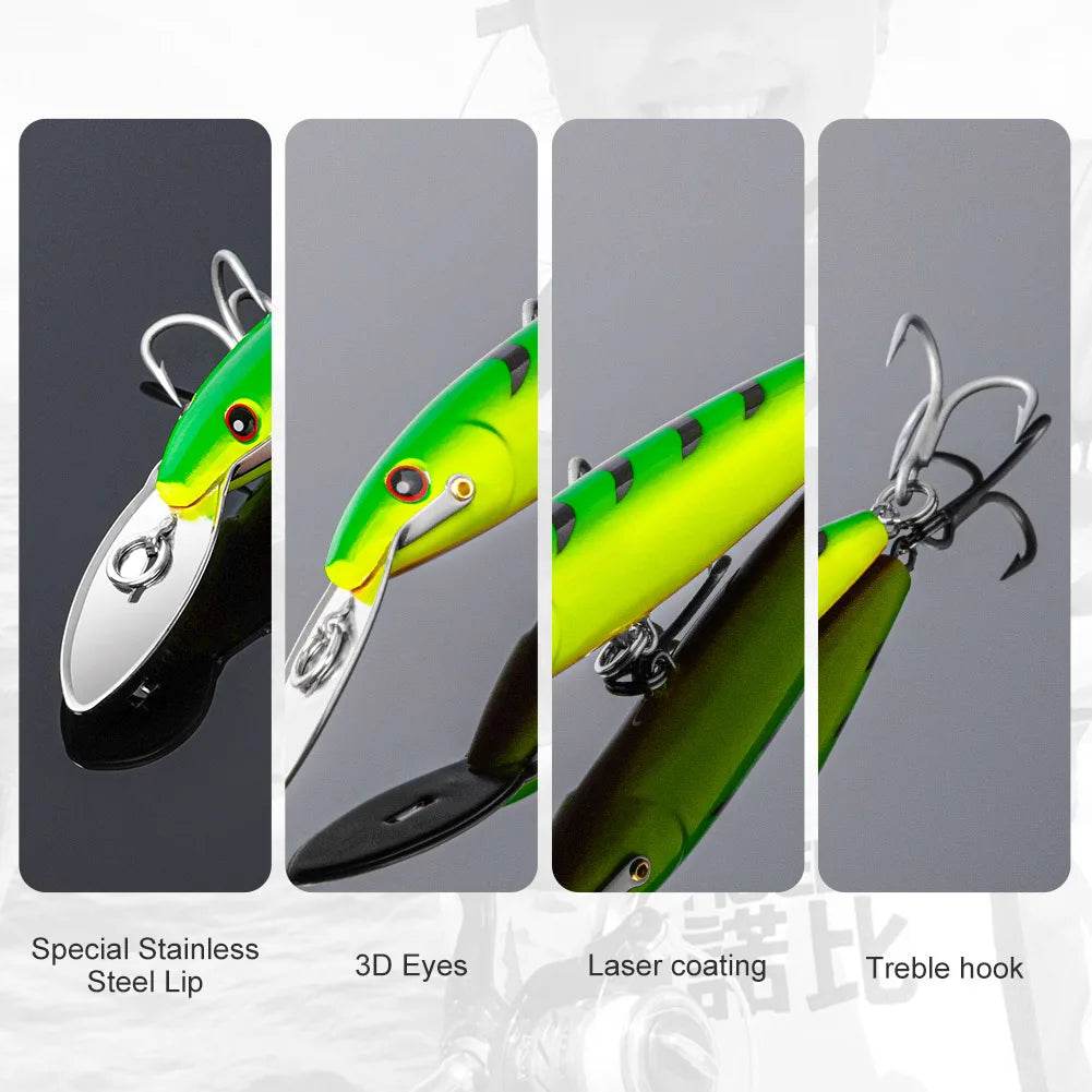 Noeby Hard Bait Minnow Trio Set - Fish & Cheaps | Fishing & Outdoor Gear