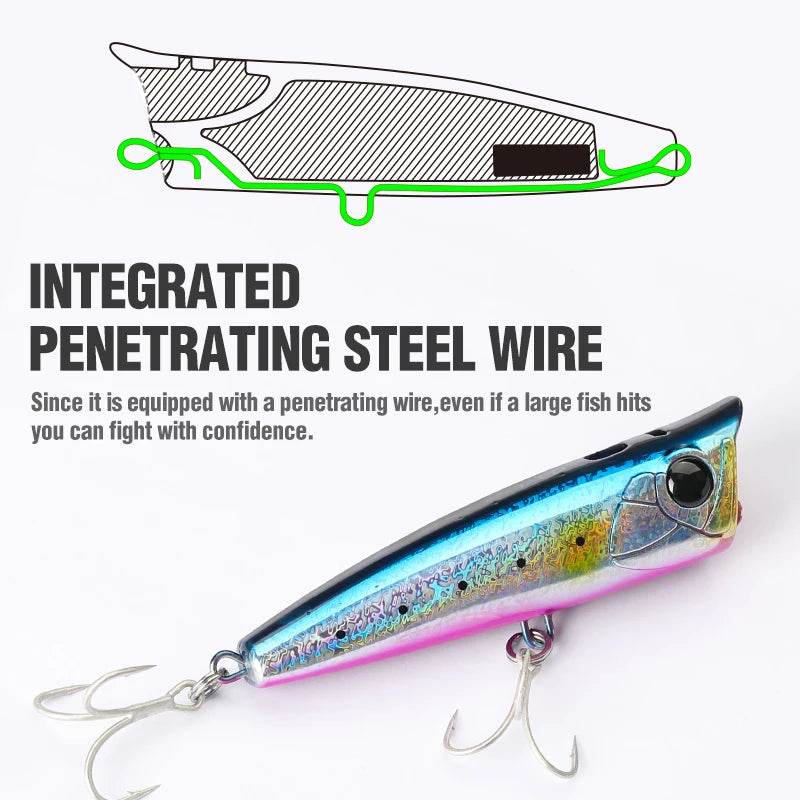 TSURINOYA 90F Surface Popper Lure - Fish & Cheaps | Fishing & Outdoor Gear