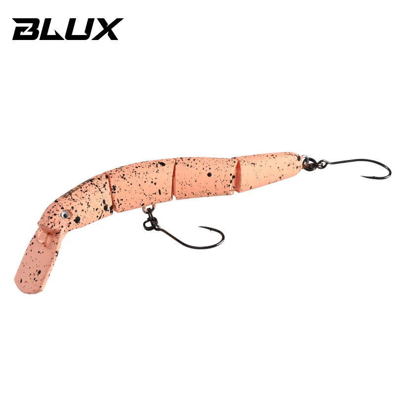 BLUX HYDRAM-S Joint Minnow 70mm 4g Fishing lure Sinking Crank Wobbler Area Trout  Stream Freshwater Artificial Bait Gear
