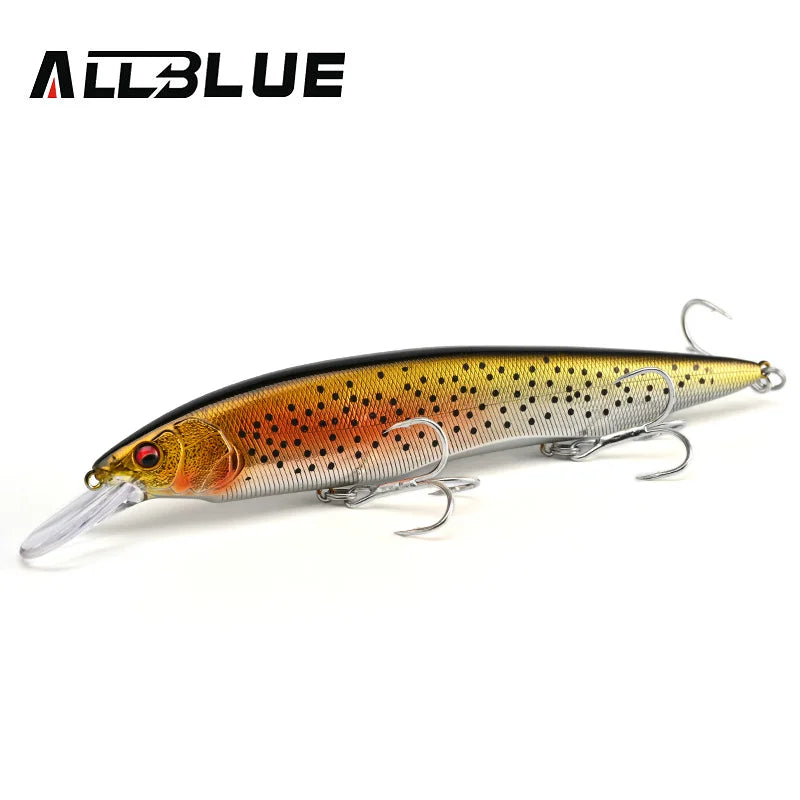 ALLBLUE KANATA+1 Floating Fishing Lure Wobbler 16cm 33g Hard Plastic Bait Longcast Minnow Pike Bass Saltwater Freshwater Tackle