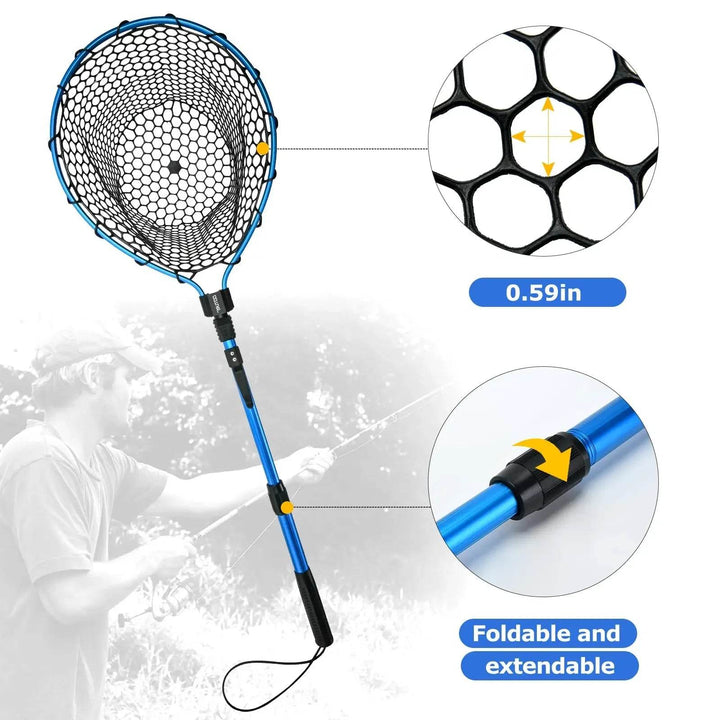 Goture Extendable Fly Fishing Landing Net - Fish & Cheaps | Fishing & Outdoor Gear