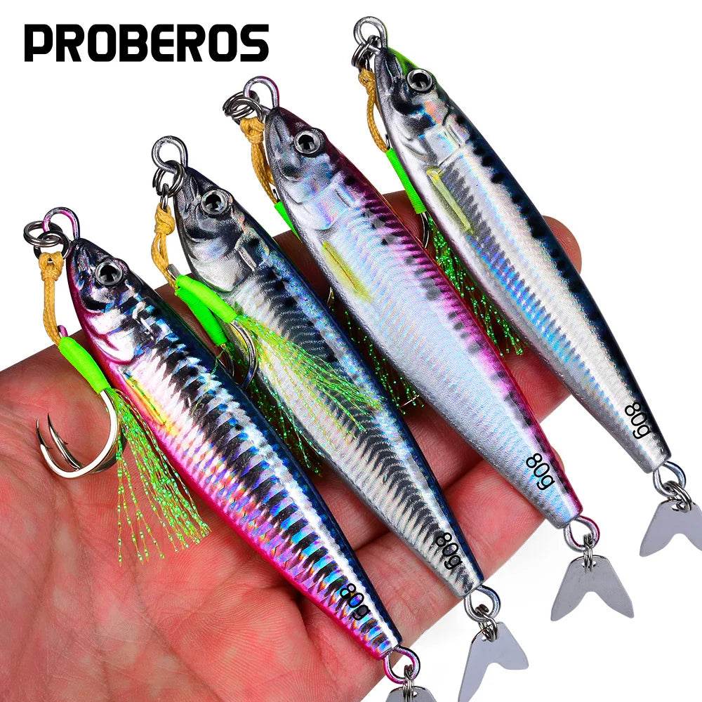 PROBEROS 3D Printed Lifelike Metal Jig - Fish & Cheaps | Fishing & Outdoor Gear