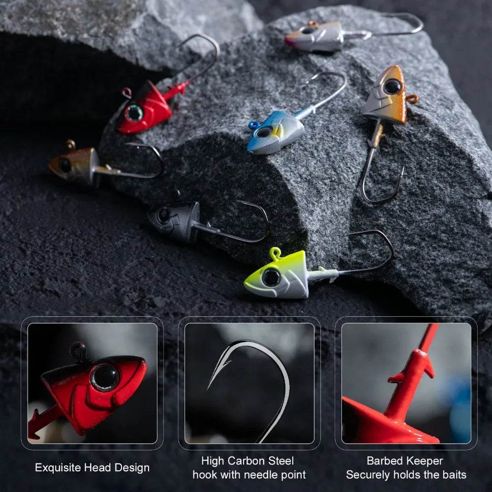 Goture Jig Head Fishing Hooks Set - Fish & Cheaps | Fishing & Outdoor Gear