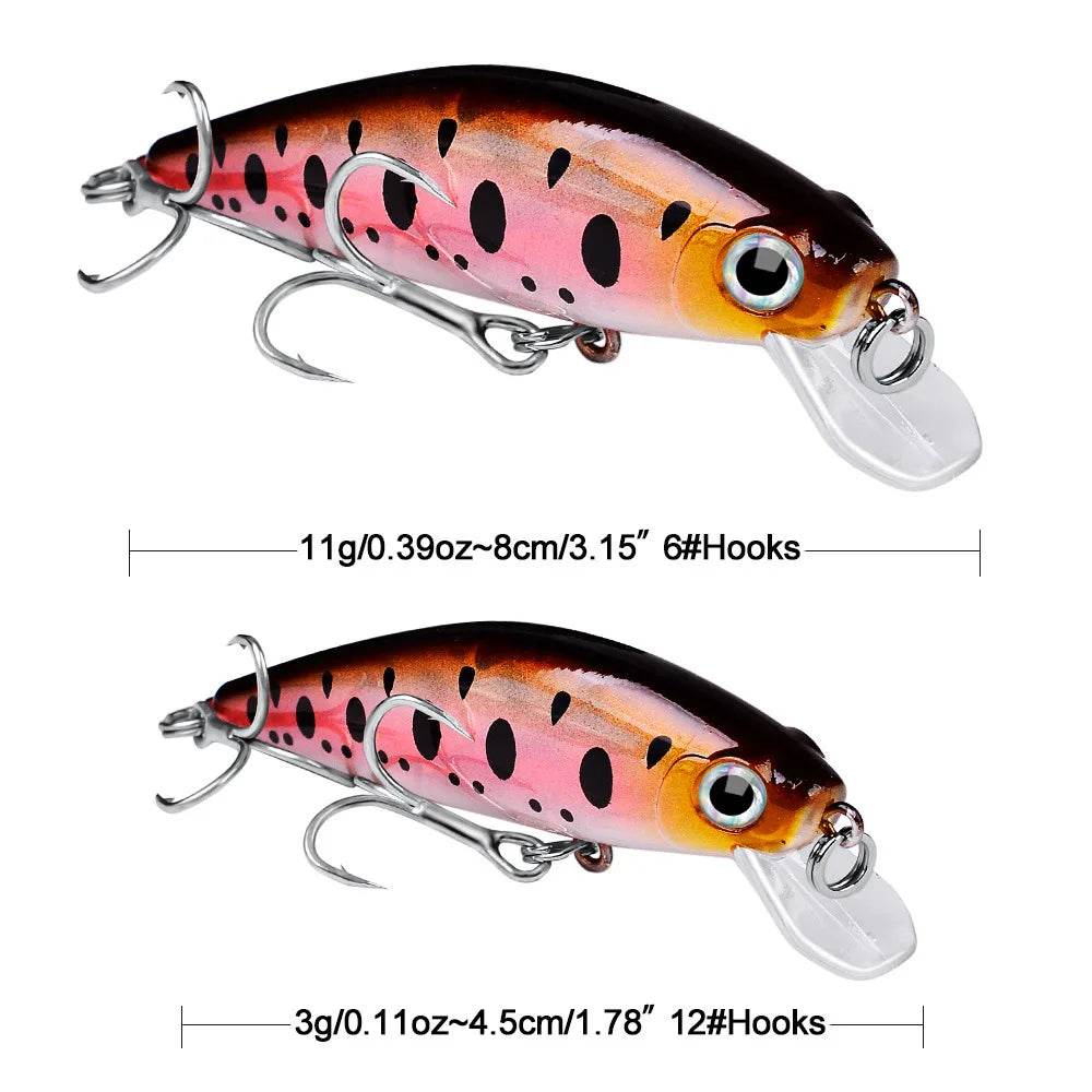 PROBEROS Sinking Minnow 80mm – Lifelike Crankbait Action - Fish & Cheaps | Fishing & Outdoor Gear