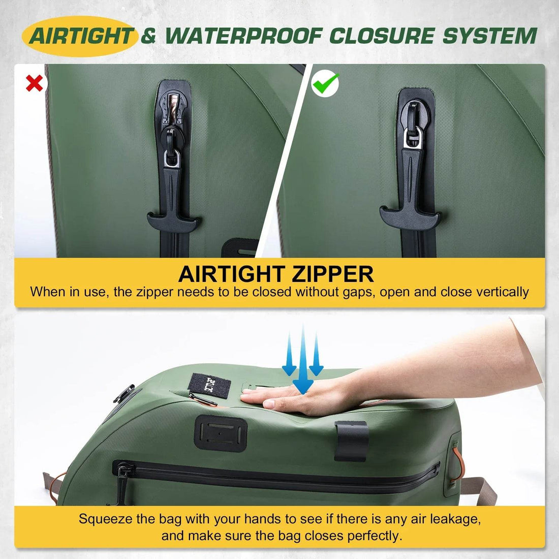 Goture IPX8 Waterproof Fishing Dry Backpack - Fish & Cheaps | Fishing & Outdoor Gear