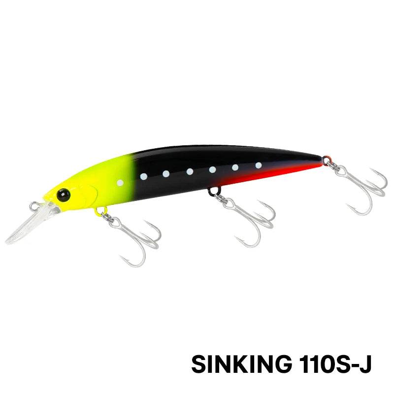 TSURINOYA WIZARD 110S Heavy Casting Minnow Lure - Fish & Cheaps | Fishing & Outdoor Gear