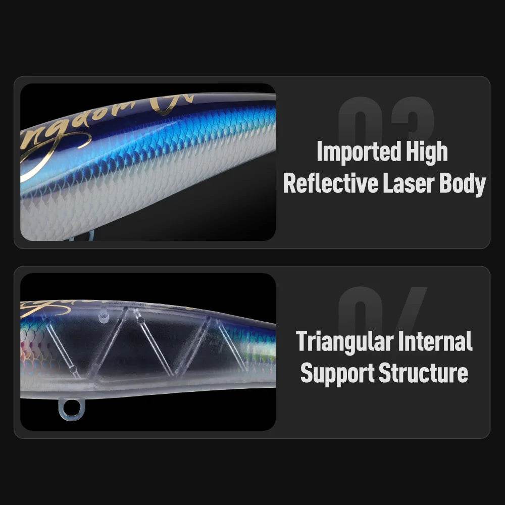 Kingdom GT Floating Pencil Lure - Fish & Cheaps | Fishing & Outdoor Gear