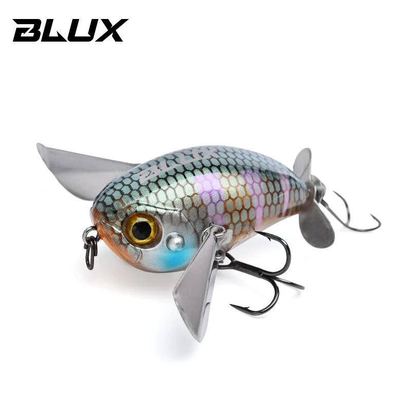BLUX Micro BUTTIN Pompadour Topwater Crawler 6.5G Wobbler Noisy Fishing Lure Crankbait Freshwater Bass Perch Artificial Bait