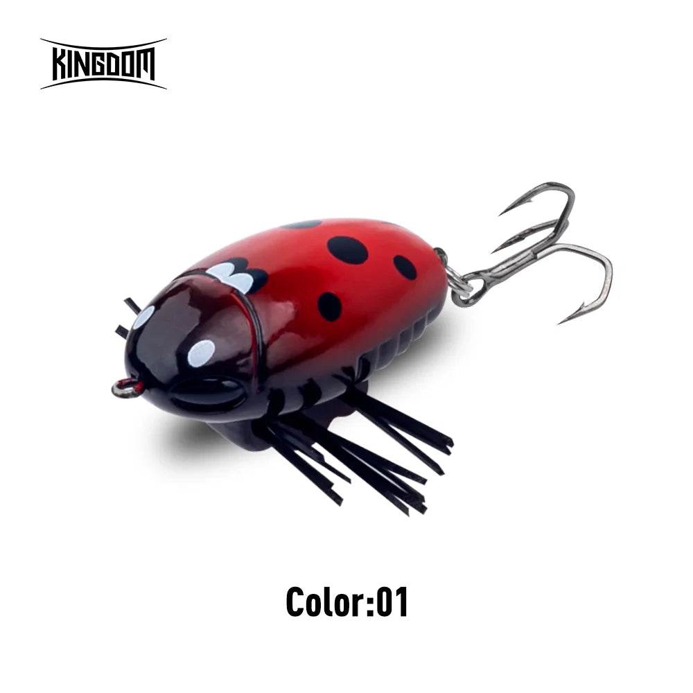 Kingdom Microbeetle MicroBug Topwater Lure - Fish & Cheaps | Fishing & Outdoor Gear