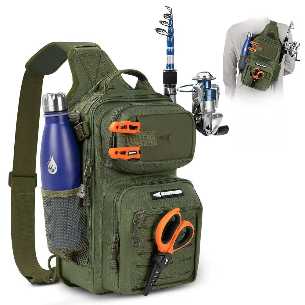 KastKing BlowBak Tactical Fashion Fishing Sling Tackle Bag