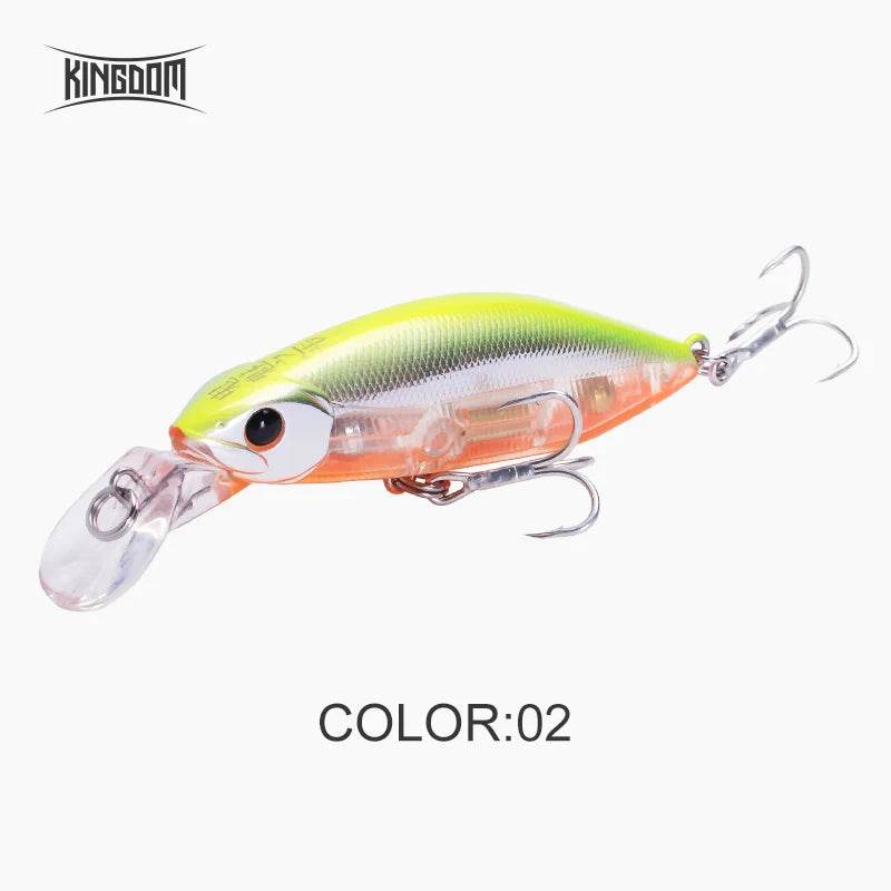 Kingdom Slow Sinking Pencil Noise Minnow - Fish & Cheaps | Fishing & Outdoor Gear