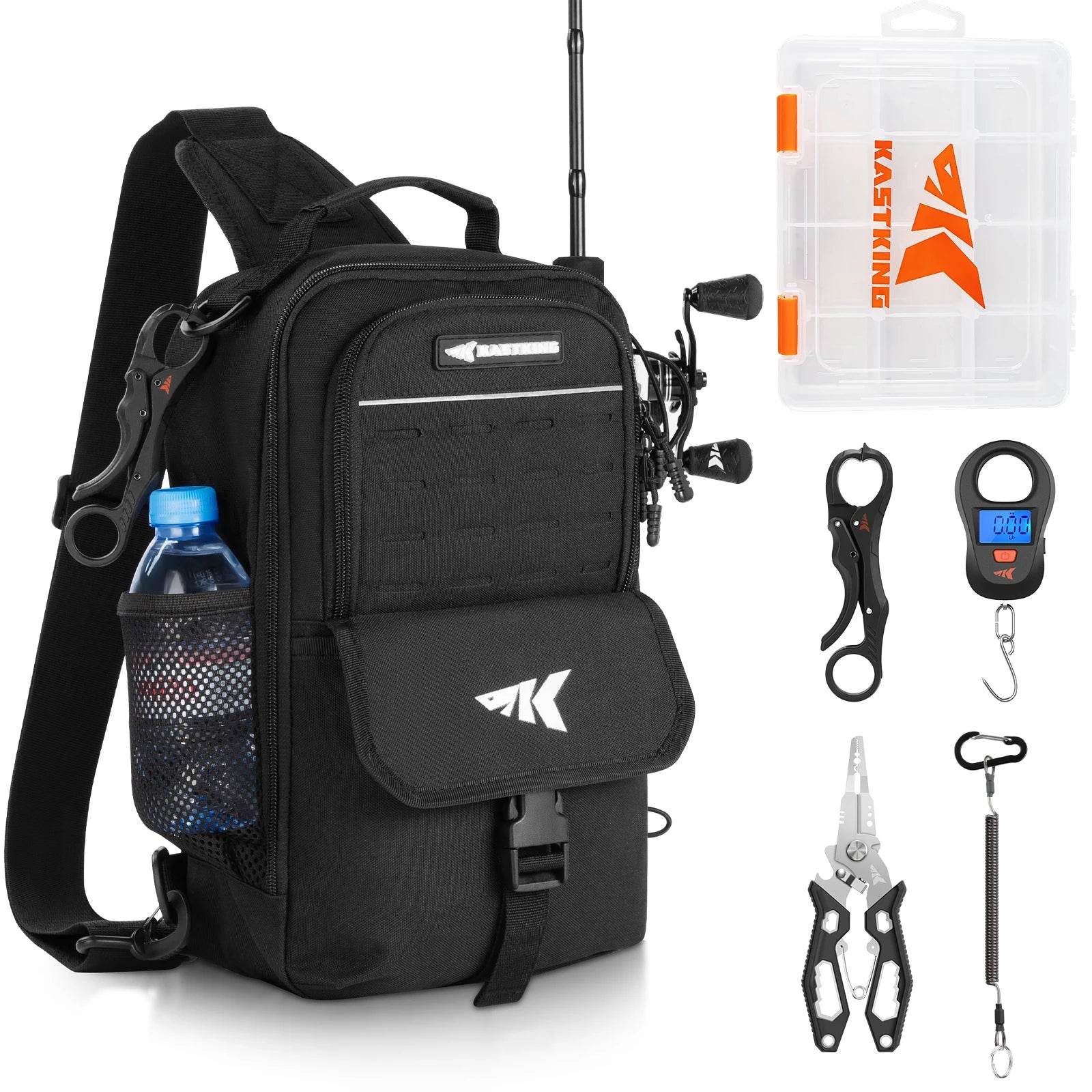 KastKing Everyday Essential Fishing Sling Bag & Tool Set - Fish & Cheaps | Fishing & Outdoor Gear