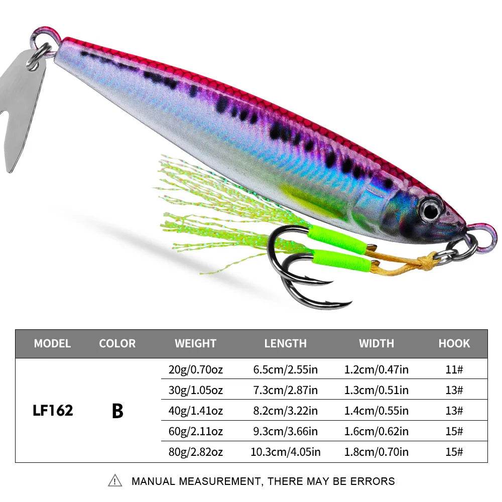 PROBEROS 3D Printed Lifelike Metal Jig - Fish & Cheaps | Fishing & Outdoor Gear