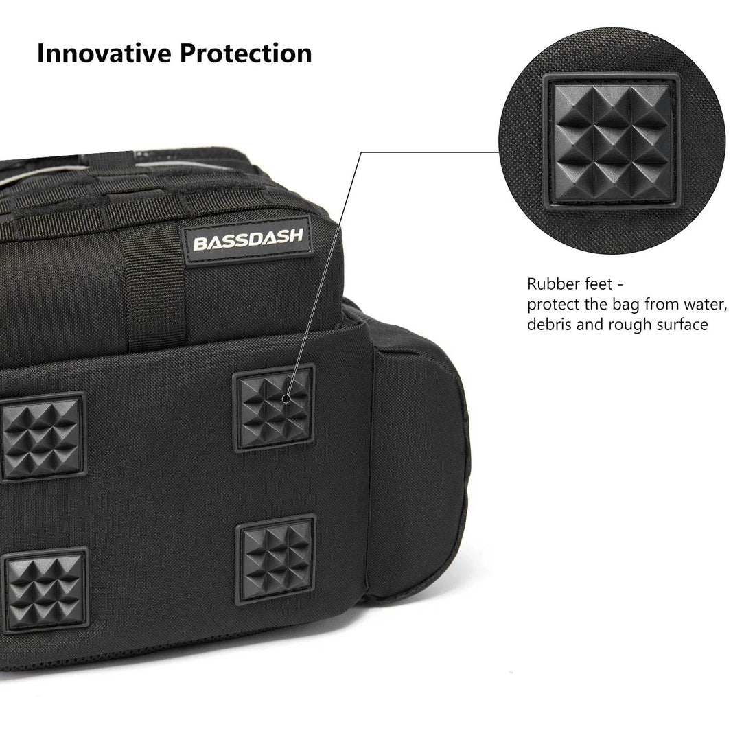 BASSDASH Convertible Tackle Sling Pack - Fish & Cheaps | Fishing & Outdoor Gear