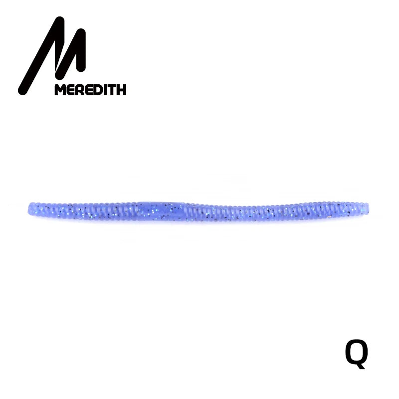 MEREDITH Fishing Soft Lures 140mm 5.3g 10pcs Artificial Worm Baits Silicone Fishing Lures crankbait Fishing Tackle