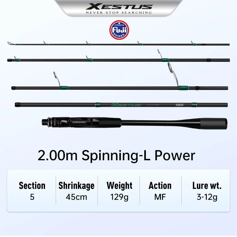 Kingdom Xestus 5-Section Travel Fishing Rod - Fish & Cheaps | Fishing & Outdoor Gear