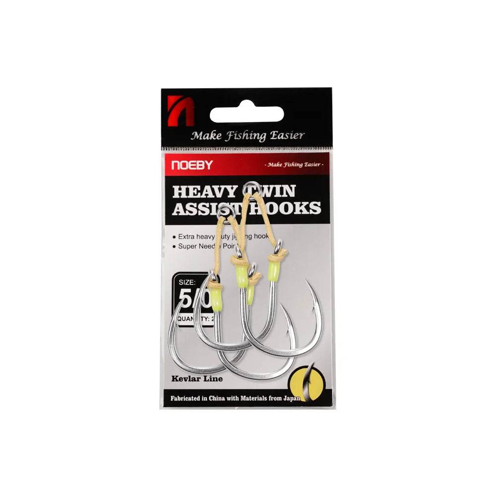 Noeby Heavy Duty Twin Assist Hook - Fish & Cheaps | Fishing & Outdoor Gear