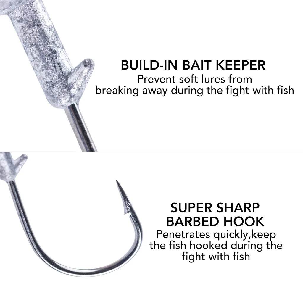 Goture Jigging Head Hook Set – Versatile & Durable - Fish & Cheaps | Fishing & Outdoor Gear