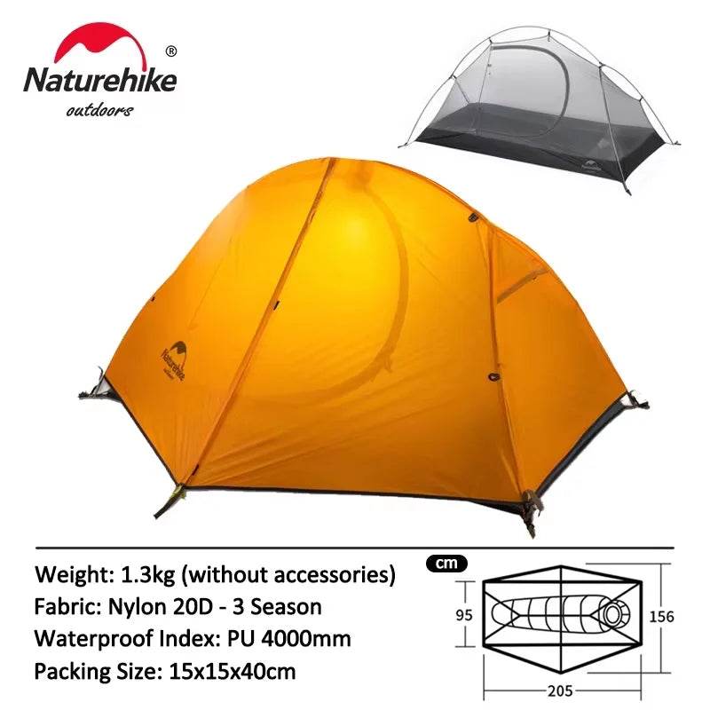 Naturehike Cycling Tent — Ultralight 1-Person Shelter - Fish & Cheaps | Fishing & Outdoor Gear