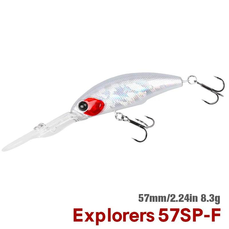 TSURINOYA 57SP Deep Dive Suspending Minnow - Fish & Cheaps | Fishing & Outdoor Gear