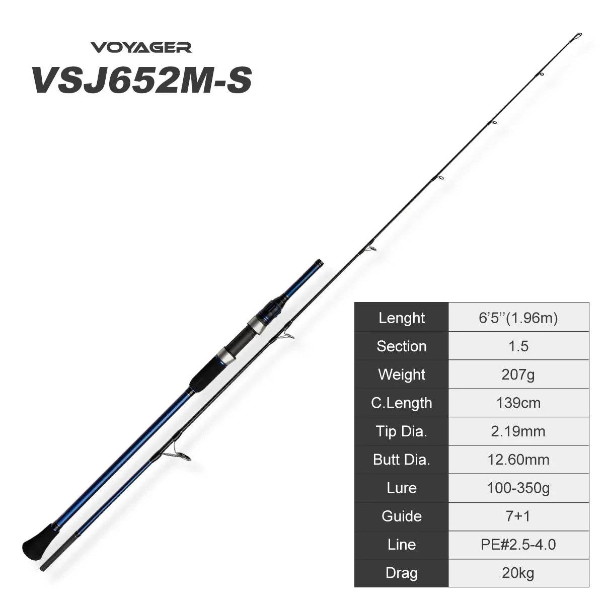 Noeby VOYAGER Slow Jigging Rod: Fuji Series - Fish & Cheaps | Fishing & Outdoor Gear