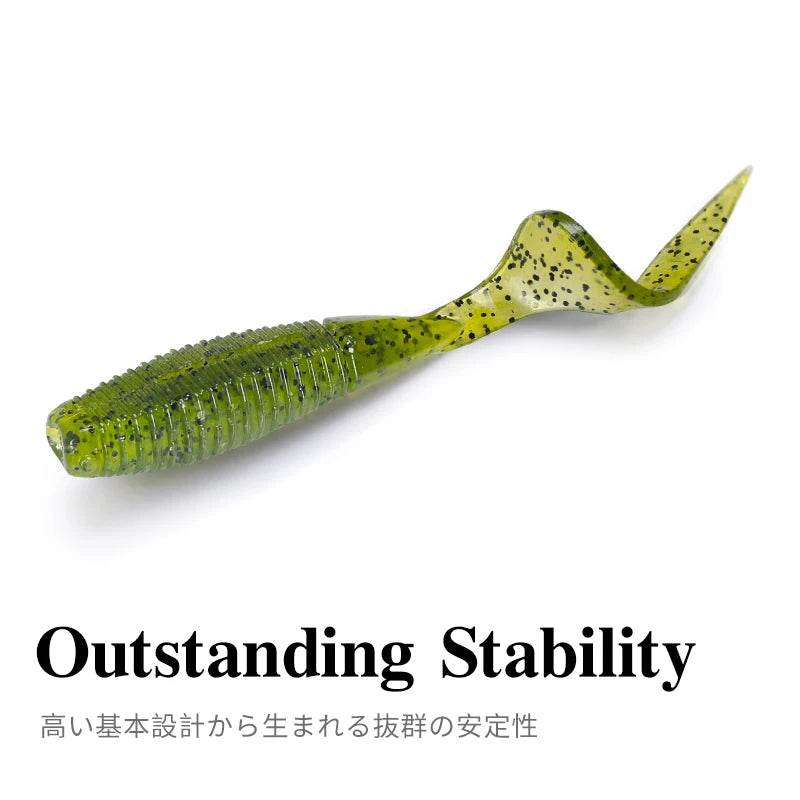 TSURINOYA PULSE Grub Soft Lure 6cm - Fish & Cheaps | Fishing & Outdoor Gear