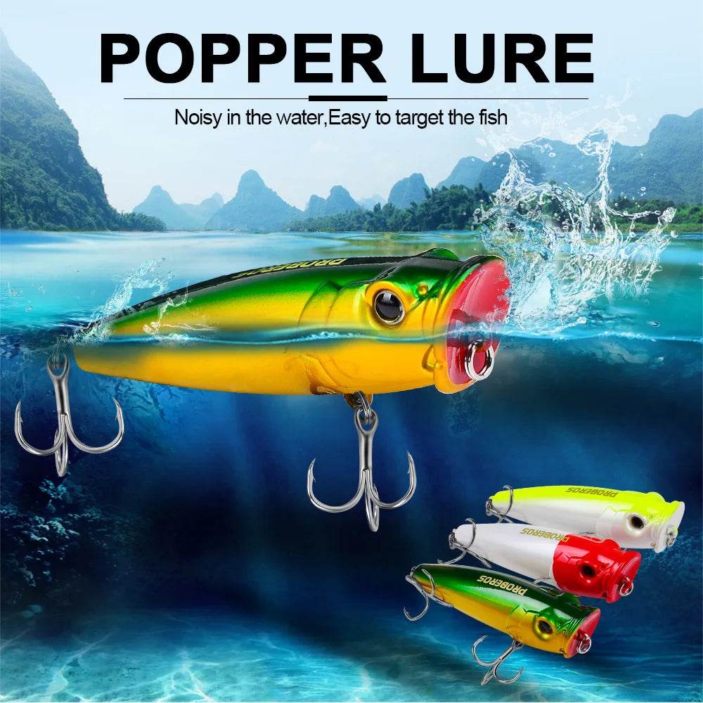 PROBEROS 9.4cm Big Popper – Topwater Swimbait Lure - Fish & Cheaps | Fishing & Outdoor Gear