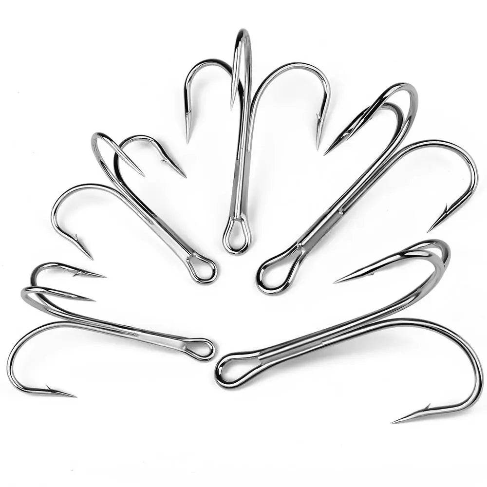 PROBEROS 10pcs Big Sharp Treble Hooks - Fish & Cheaps | Fishing & Outdoor Gear