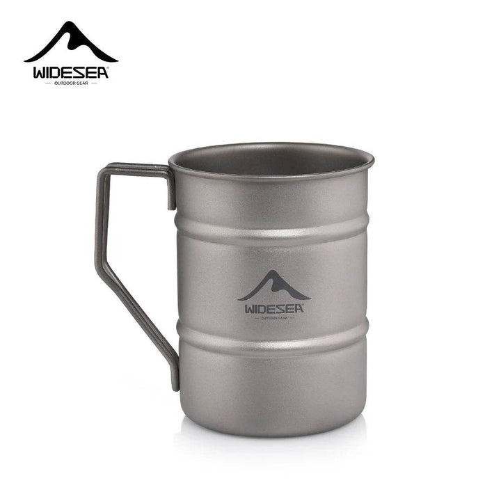 Widesea Titanium Camping Mug — Ultra-light 500ml Cup - Fish & Cheaps | Fishing & Outdoor Gear