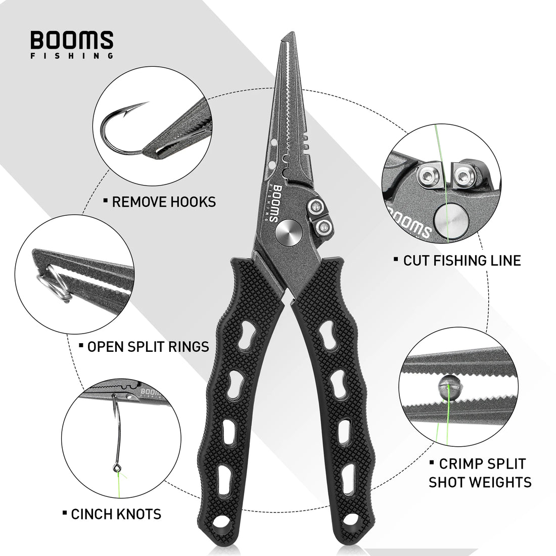 Booms Fishing F07 Stainless Steel Pliers