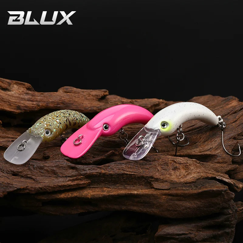 BLUX RICE Mini Crankbait 3.0g 42mm BFS Area Trout Wobbler Fishing Lure Freshwater Minnow Crank Artificial Hard Bait Tackle