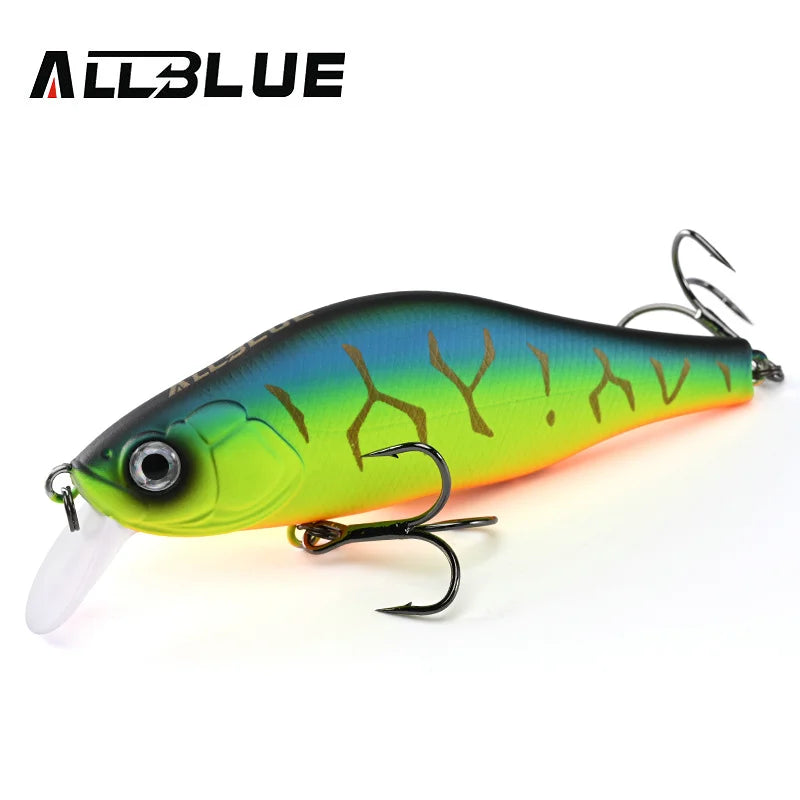 ALLBLUE HUNCH 105SP SR Fishing Lure Shad 105mm 28.5g Suspend Wobbler Minnow 1-1.5M Artificial Hard Plastic Bait Bass Pike Tackle