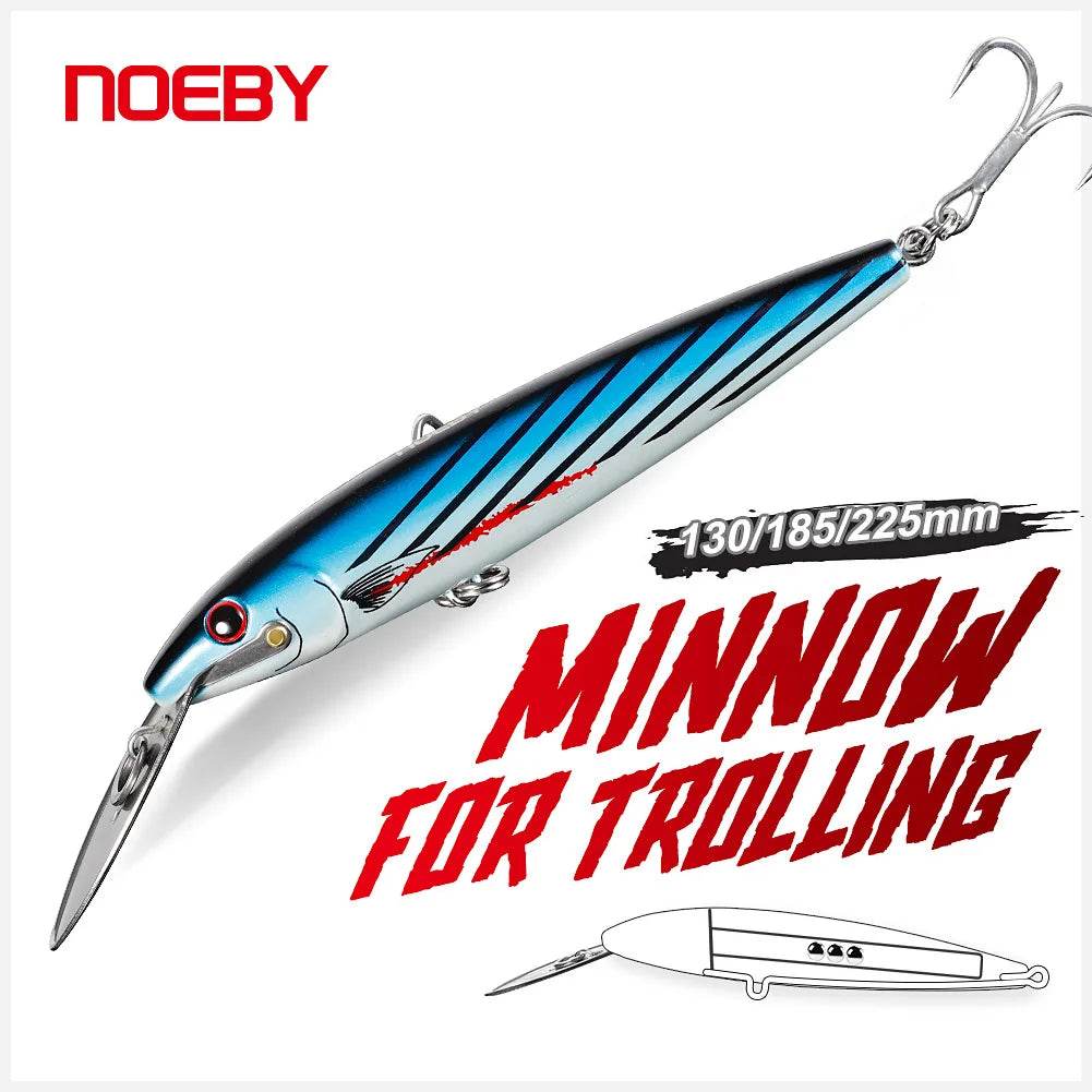 NOEBY Trolling Minnow Lure – Hard Bait for Saltwater - Fish & Cheaps | Fishing & Outdoor Gear