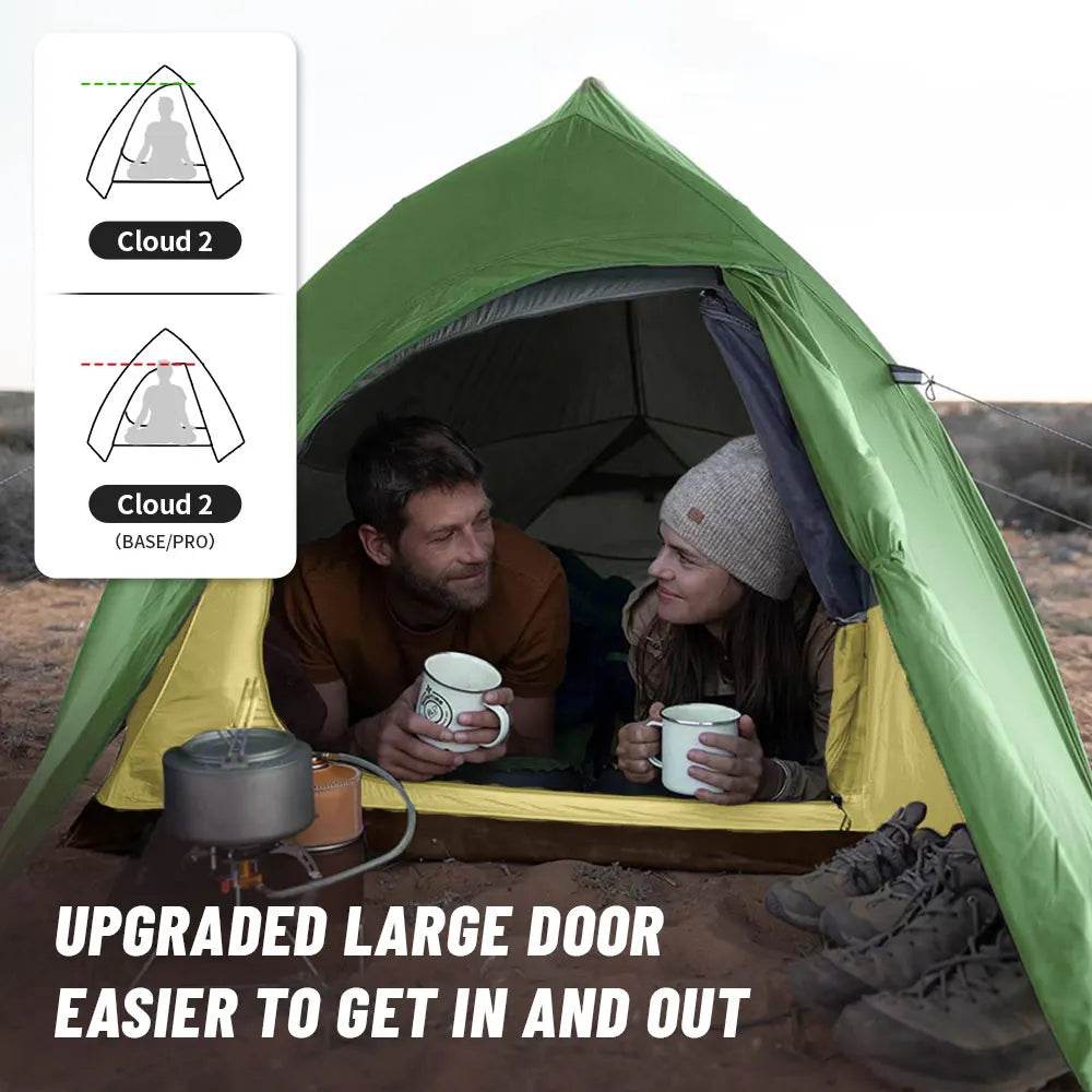 Naturehike Cloud Up 2 – Ultralight 2-Person Camping Tent - Fish & Cheaps | Fishing & Outdoor Gear