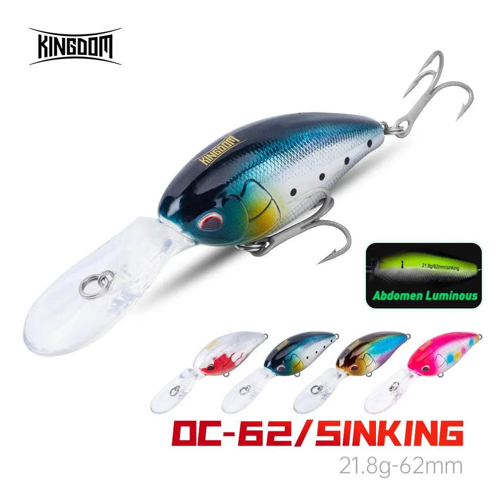 KINGDOM Kingpro OC-62 Big Crankbait - Fish & Cheaps | Fishing & Outdoor Gear