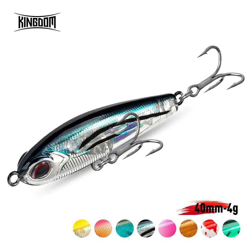 Kingdom Mini Pencil Hard Bait – 40mm/4g - Fish & Cheaps | Fishing & Outdoor Gear