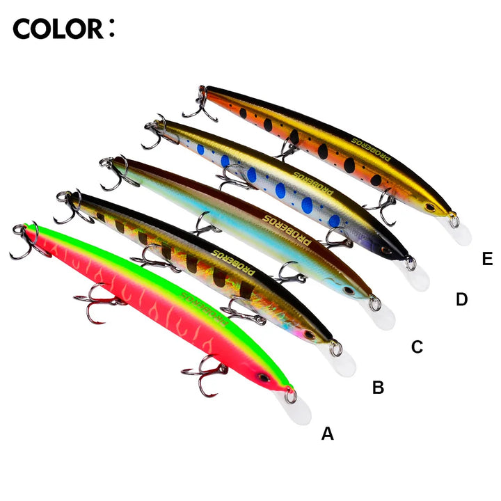 1Pcs Japanese Minnow Fishing Lures Floating 9g 19.5g Hard Bait Artificial Bait Wobbler Crankbait Carp Perch Pesca Fishing Tackle