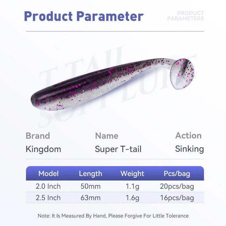 KINGDOM Soft Silicone Lures – Lifelike Swimbaits Pack - Fish & Cheaps | Fishing & Outdoor Gear