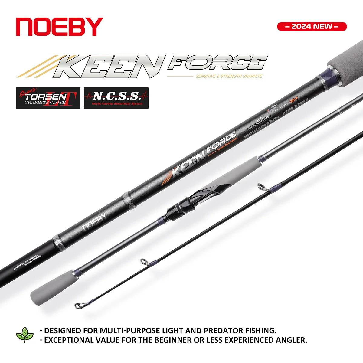 Noeby Multi-Purpose Spinning Rod – Light & Predator Eging - Fish & Cheaps | Fishing & Outdoor Gear