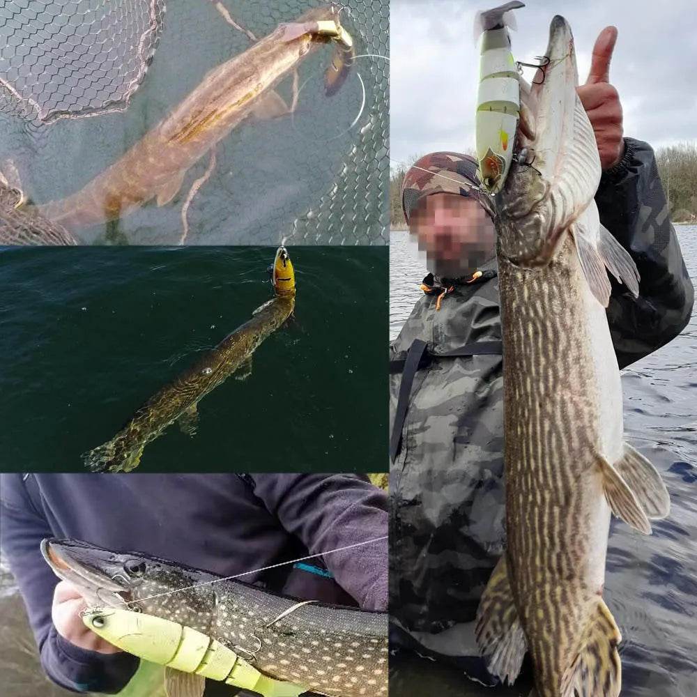 JOHNCOO 4-Section Floating Swimbait - Fish & Cheaps | Fishing & Outdoor Gear