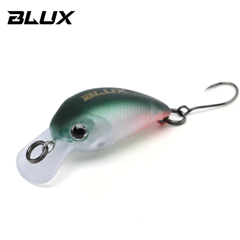 BLUX JUMP 1.9g 25mm Mini Crankbait Wobbler Trout Fishing Lure Freshwater Minnow Crank Artificial Hard Bait Fishing Tackle