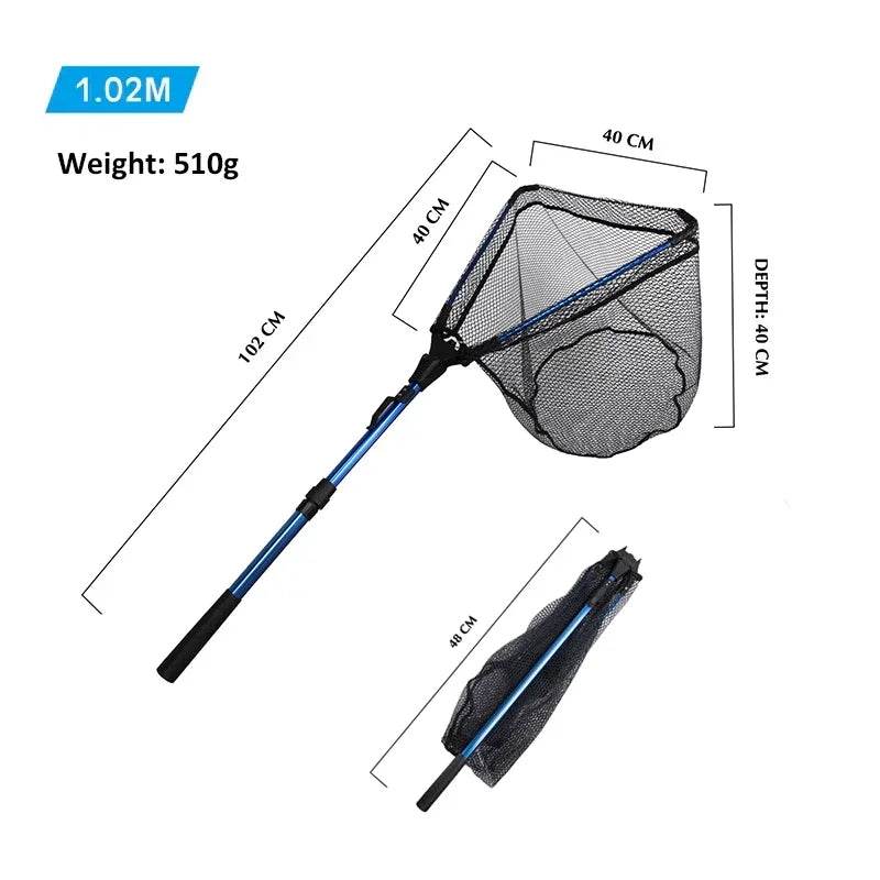 Goture Telescopic Folding Landing Net - Fish & Cheaps | Fishing & Outdoor Gear