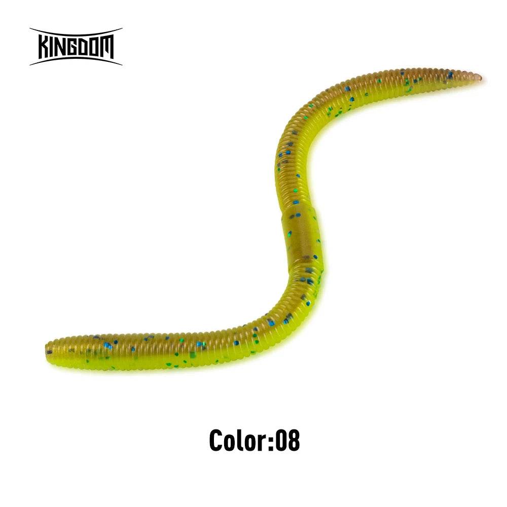 Kingdom Earthworm Soft Lure – Lifelike Precision Fishing Bait - Fish & Cheaps | Fishing & Outdoor Gear