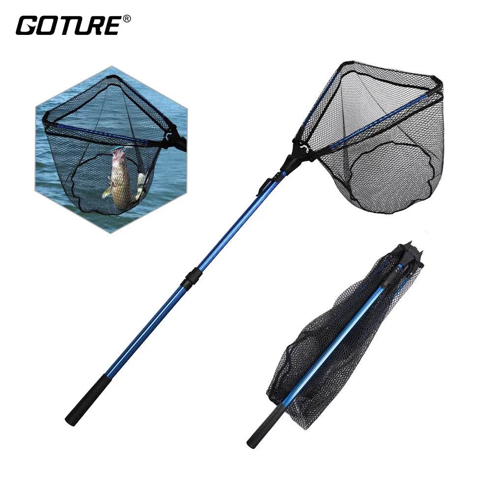 Goture Telescopic Folding Landing Net - Fish & Cheaps | Fishing & Outdoor Gear
