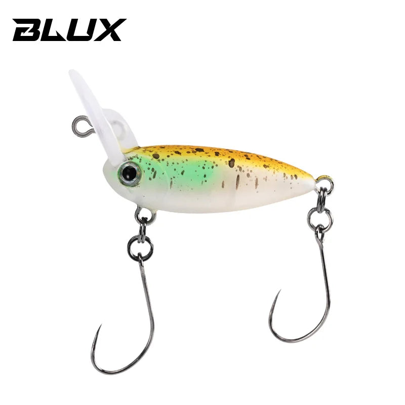 BLUX MANGO S Crankbait 2.7g 30mm Area Trout UssA Wobbler Over Head Lip Crank Fishing Lure Freshwater Artificial Hard Bait